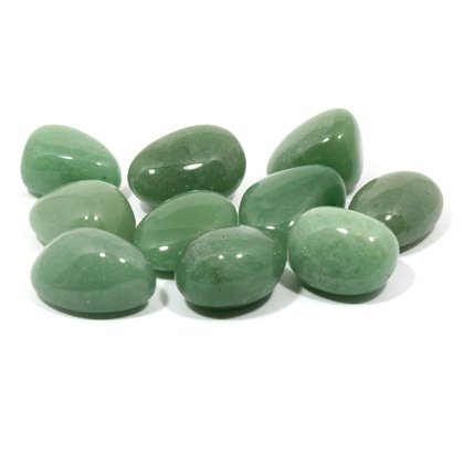 Green Aventurine Tumble Stone | Crystal Age | Elune Blue