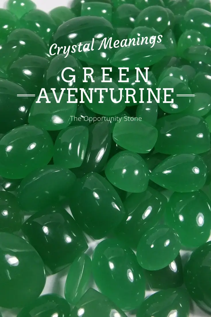 Green Aventurine is the “Stone of Opportunity” and helps align your energies in a way that can attract luck and success. -- Green Aventurine Meaning and Uses