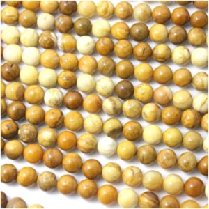 Yellow Jasper Natural Round Beads from Fashion Trend