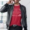 A man wearing a red Ouija T-Shirt from Elune Blue on Etsy.